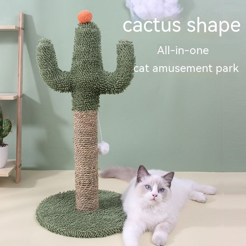 Sisal Cactus Cat Climbing Tower Toy