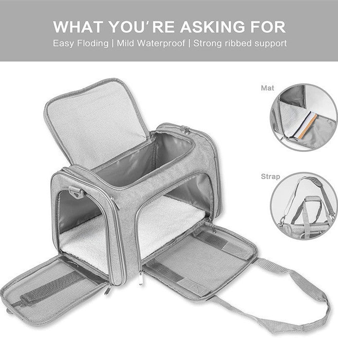 Portable Foldable Handheld Cat Carrier Bag for Travel