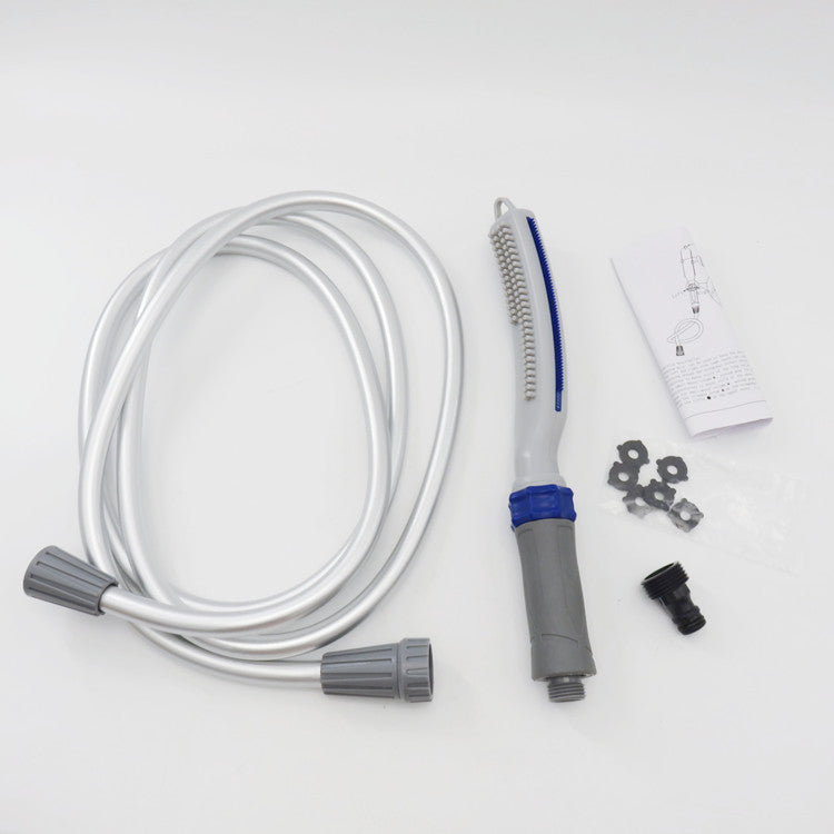 Pet Shower Bath Brush with Hose Attachment