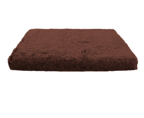 Plush Square Pet Sofa Bed with Memory Foam for Deep Sleep