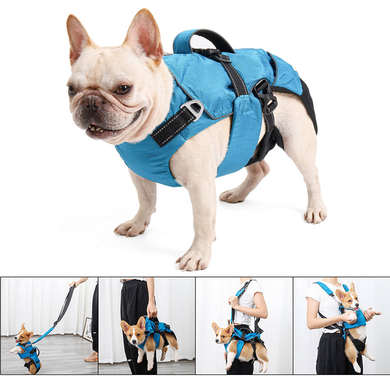 Multifunctional Chest and Back Pet Backpack for Comfortable Carrying