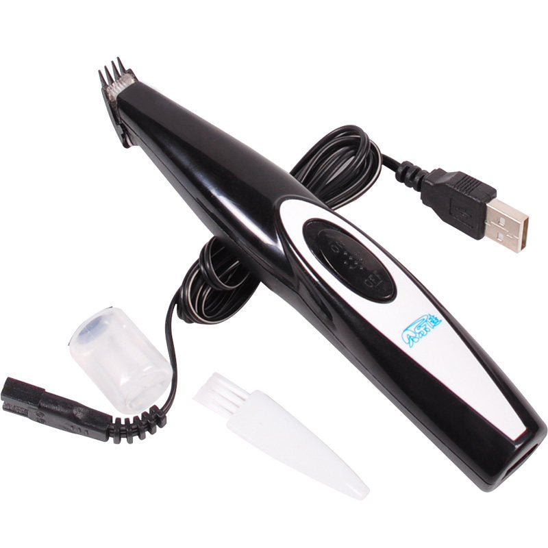 USB Rechargeable Pet Nail and Hair Trimmer Grooming Clipper for Cats Dogs