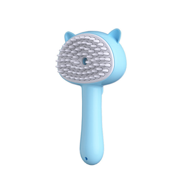 Rechargeable Mist Cat Grooming Brush Self Cleaning Slicker for Pets