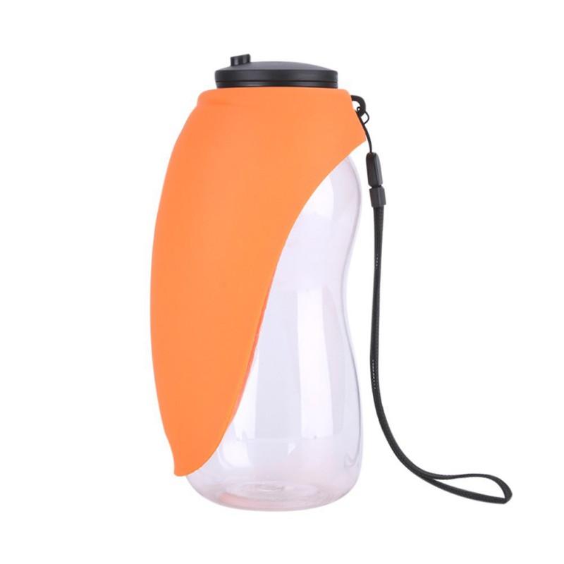 Portable Pet Water Bottle with Bowl for Cats & Dogs
