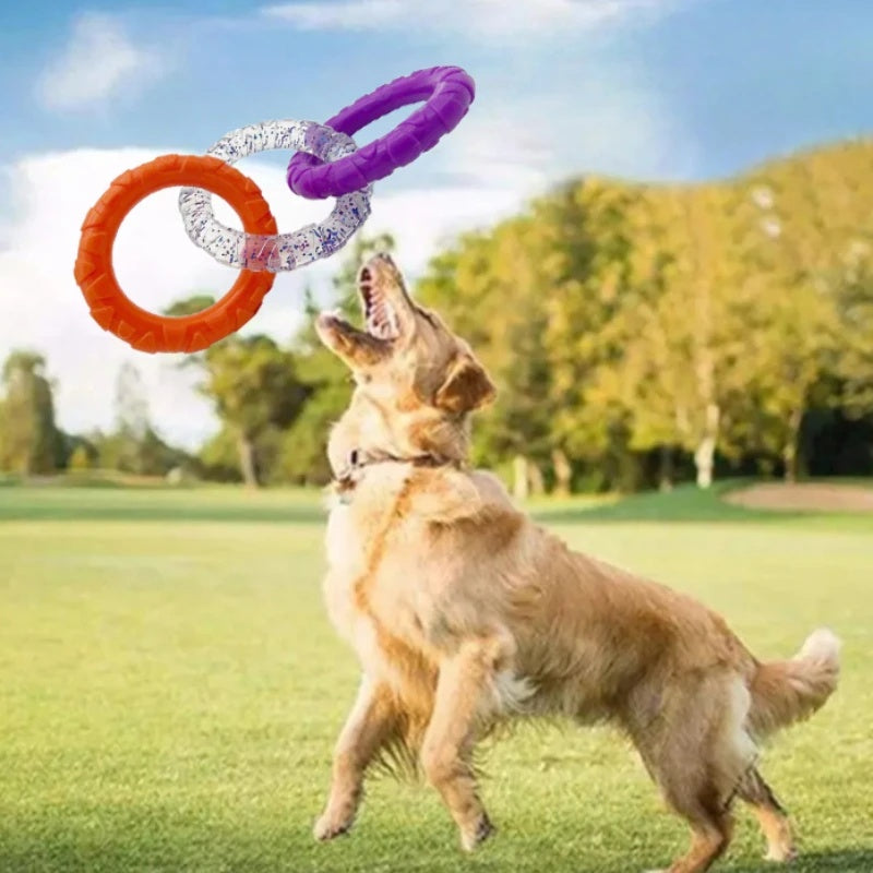 Floating Flying Disk Dog Toy for Water & Training
