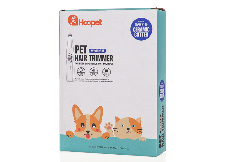 Rechargeable Pet Hair Grooming Trimmer with Scissors