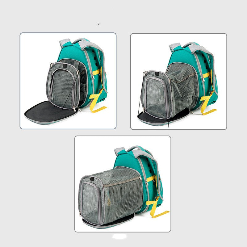 Large-Capacity Breathable Backpack for Pets Comfortable Travel