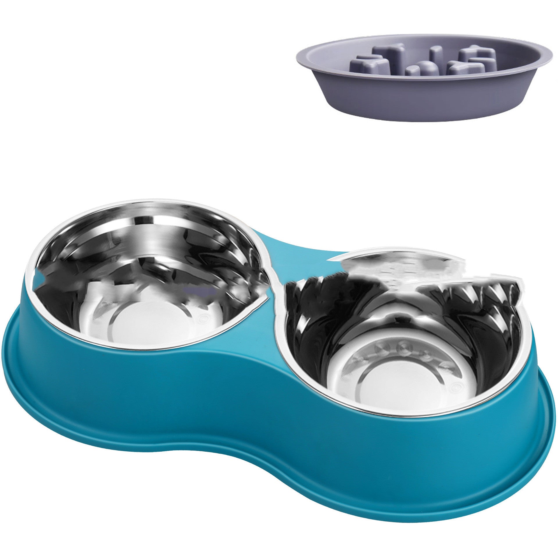 Removable Slow Feeding Bowl for Cats & Dogs