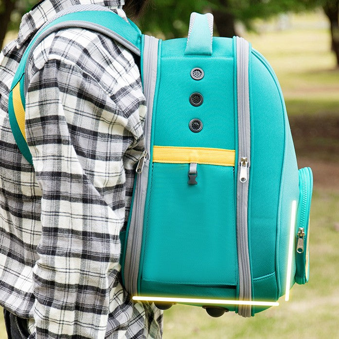 Large-Capacity Breathable Backpack for Pets Comfortable Travel