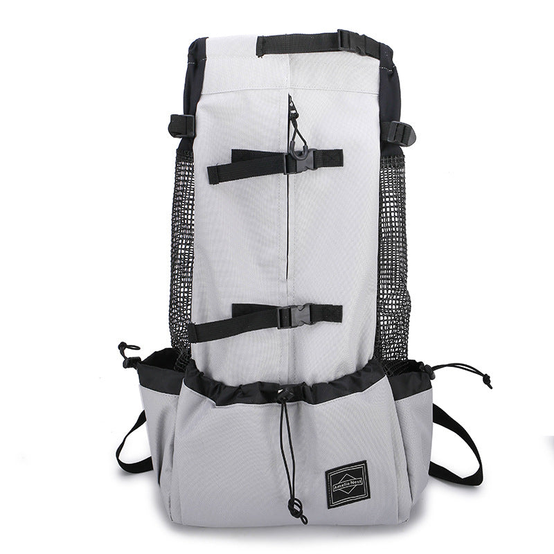 Double-Shoulder Portable Dog Carrier Backpack for Outdoor Travel Trips