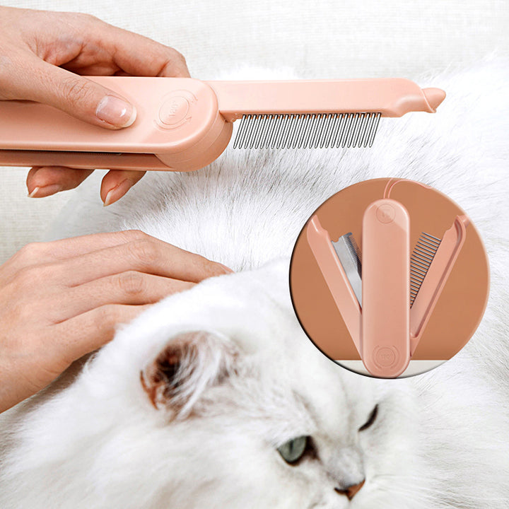 Pet Dematting Grooming Comb with Dense Teeth for Dogs and Cats