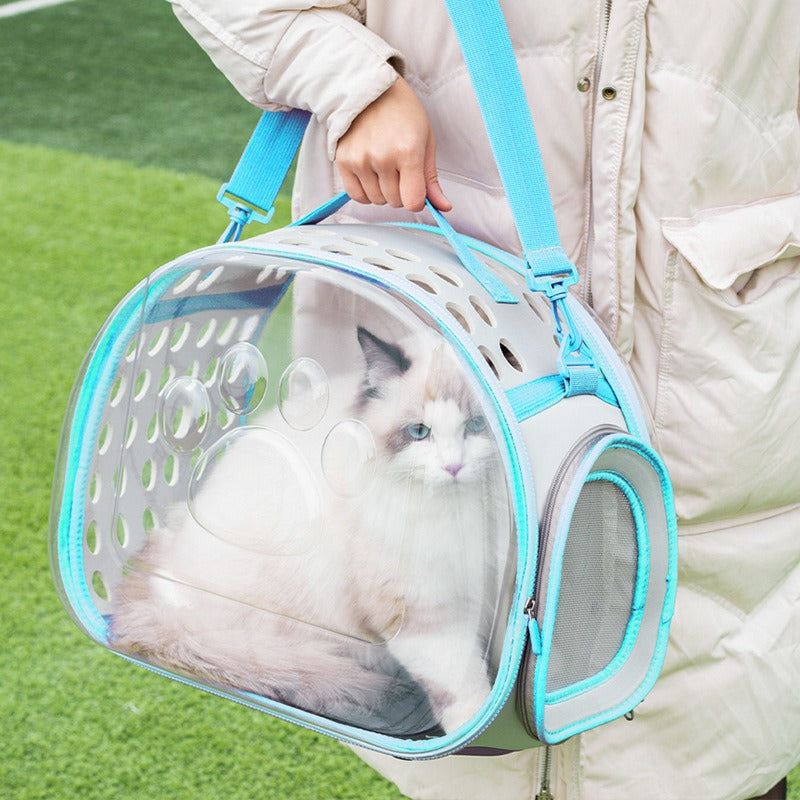 Transparent Space Capsule Backpack for Cats and Small Pets