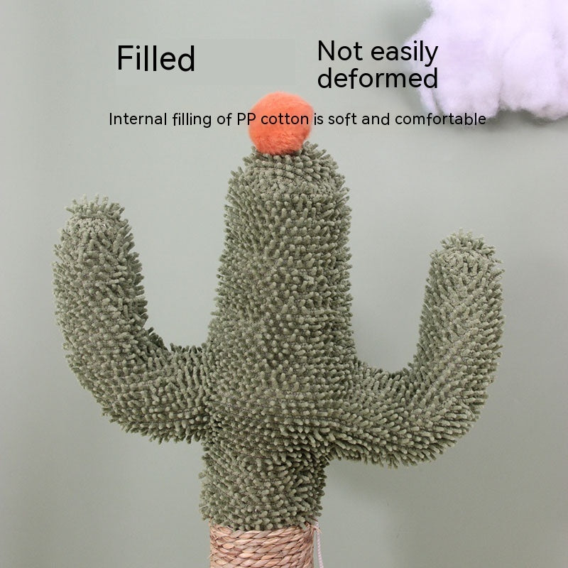 Sisal Cactus Cat Climbing Tower Toy