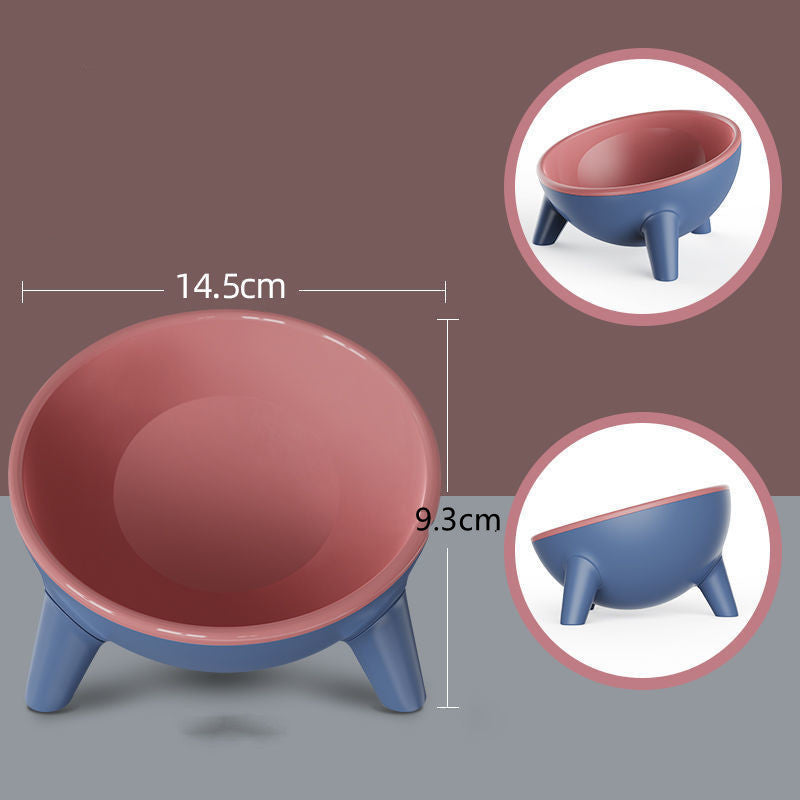 Nordic-Style Raised Pet Feeding Bowl with Stand for Cats & Dogs