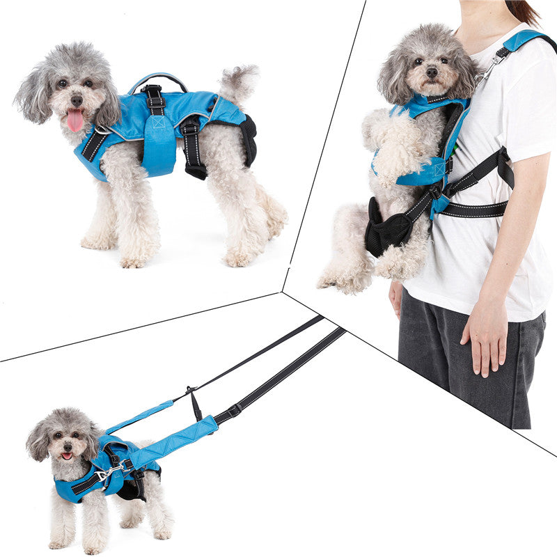 Multifunctional Chest and Back Pet Backpack for Comfortable Carrying