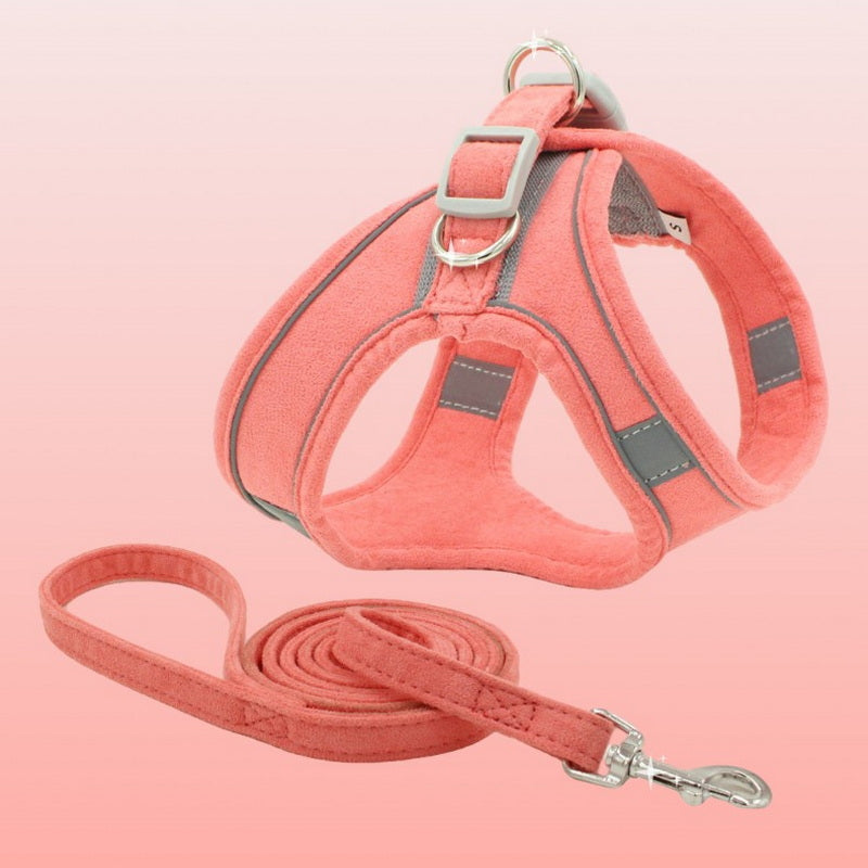 Vest-Style Cat Leash with Chest Harness for Secure Walking
