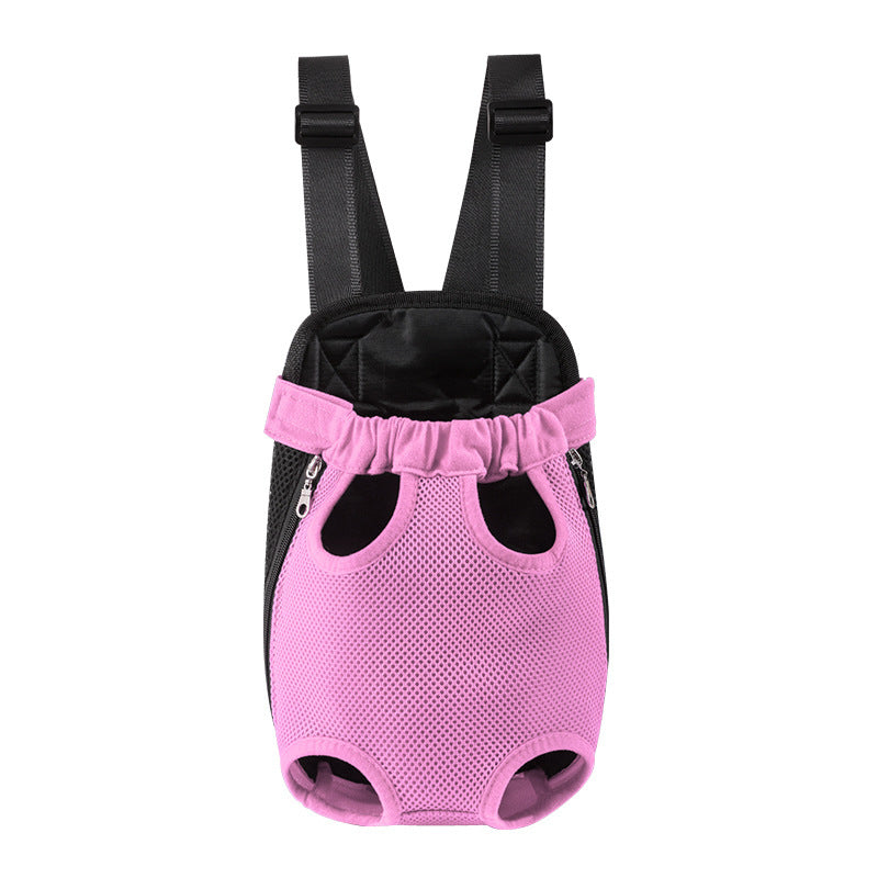 Breathable Adjustable Dog Carrier Backpack for Small Dogs Hiking Travel