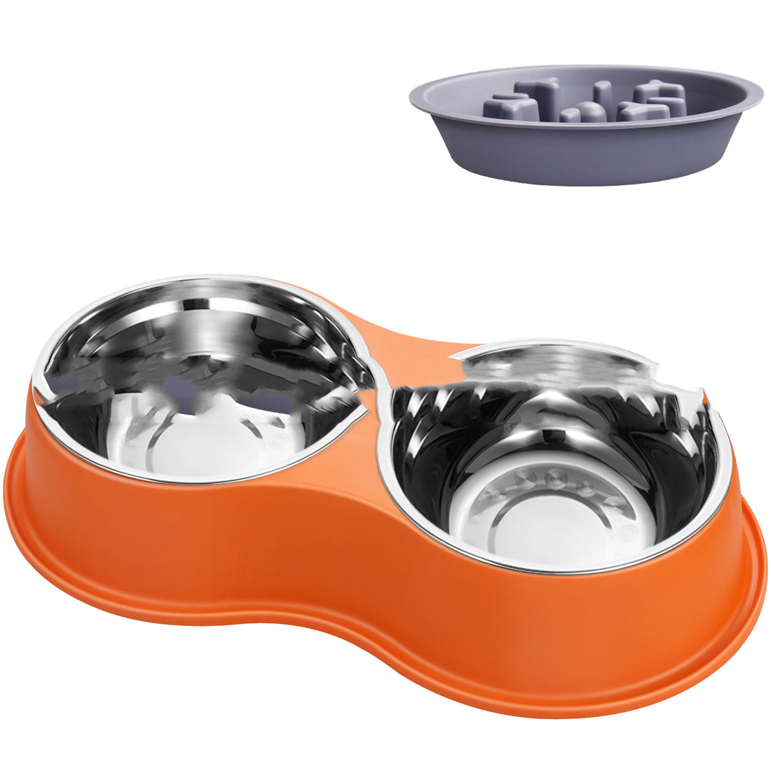 Removable Slow Feeding Bowl for Cats & Dogs