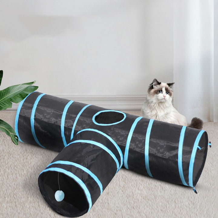 Foldable Cat Tunnel & Climbing Path Toy