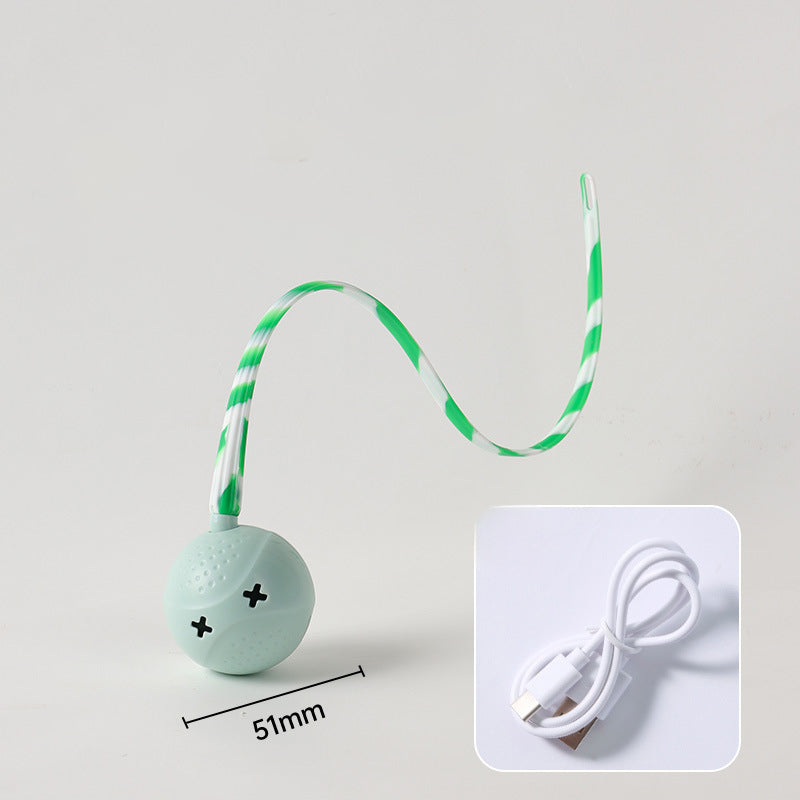 Interactive Electric Cat Ball Toy with Touch Sensor