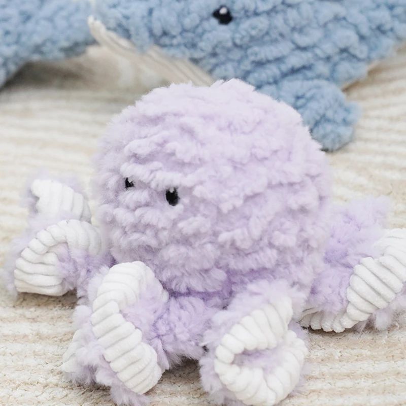 Plush Animal-Shaped Bite-Resistant Squeaky Dog Toy