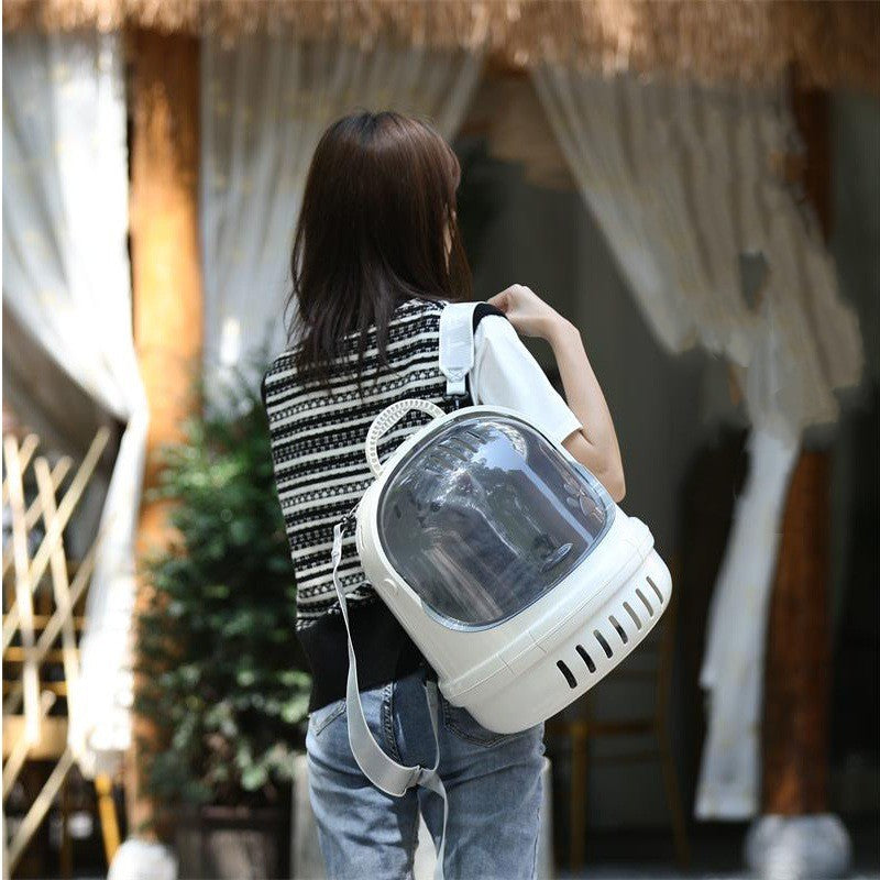 Portable Space Capsule Backpack for Cats and Small Pets