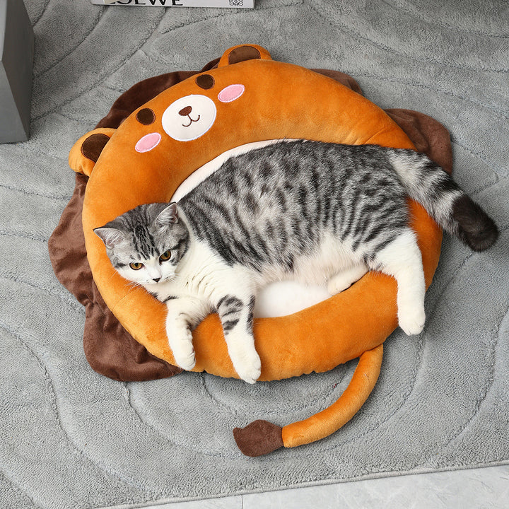 Soft Warm Winter Cat Kennel Bed Comfortable Pet House