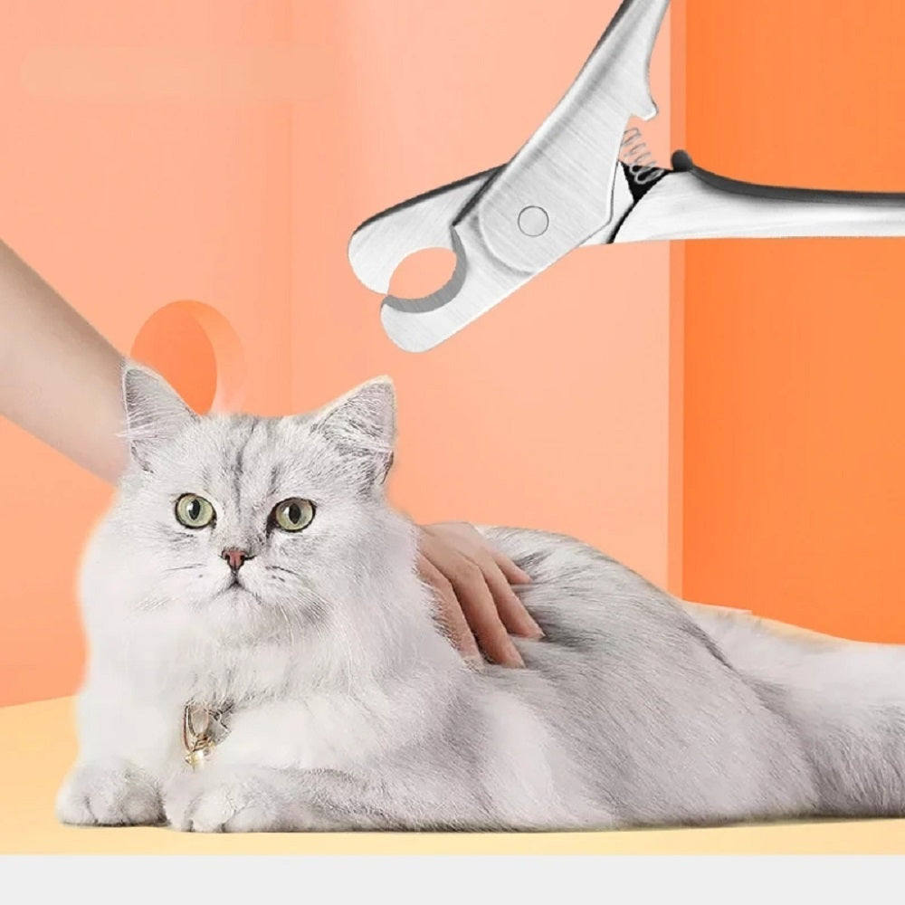 Professional Pet Nail Clipper Sharp Stainless Steel Trimmer for Dogs Cats
