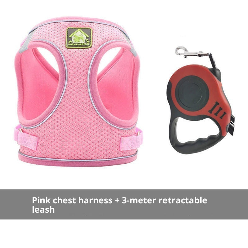 Breathable Anti-Escape Vest and Leash for Safe Cat Walking