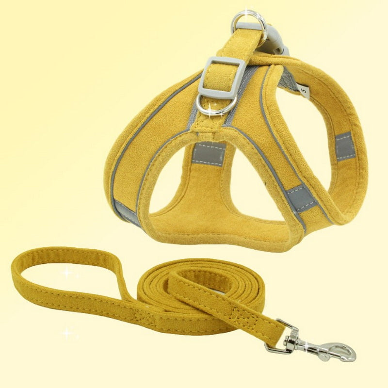 Vest-Style Cat Leash with Chest Harness for Secure Walking