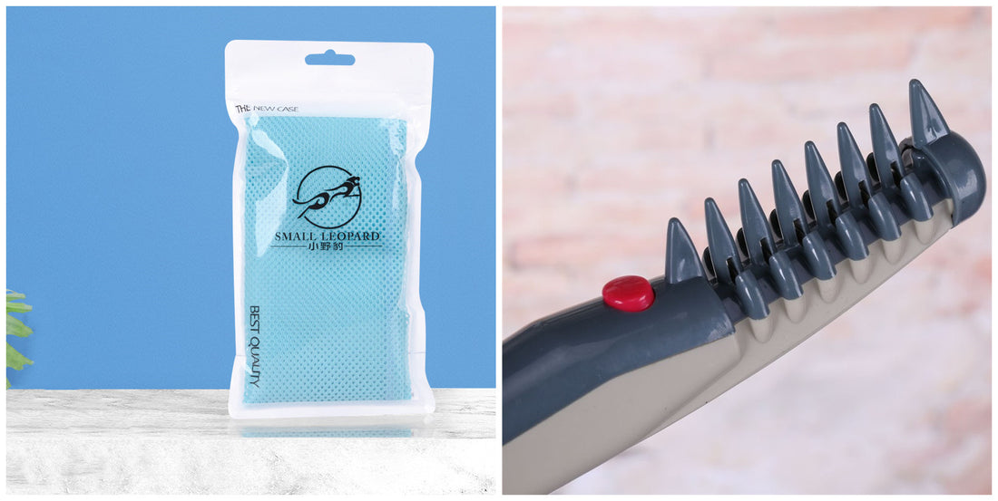 Anti-Scratch Cat Bath Bag with Nail Clipper Accessory