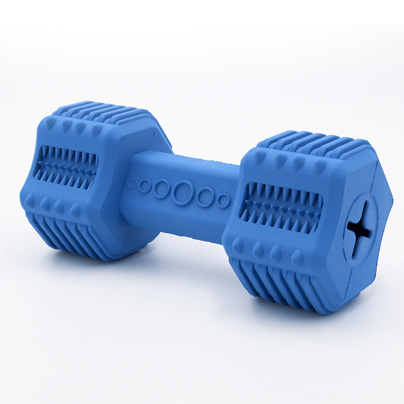 Rubber Interactive Dog Toy for Molar Chewing & Food Dispensing