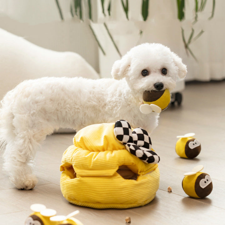 Interactive Food-Dispensing Educational Dog Toy