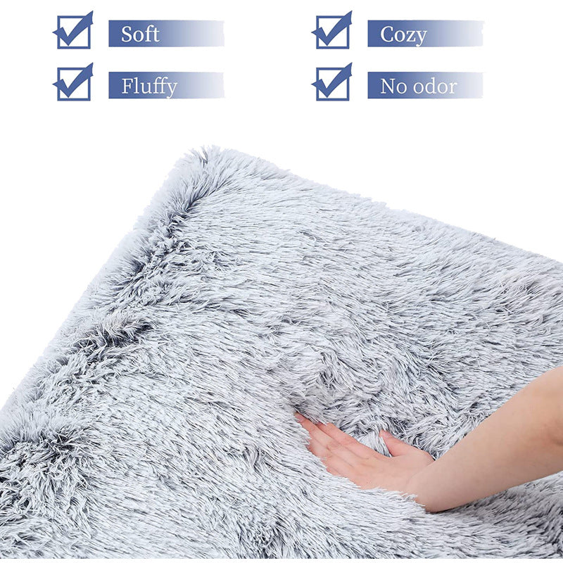 Plush Square Pet Sofa Bed with Memory Foam for Deep Sleep