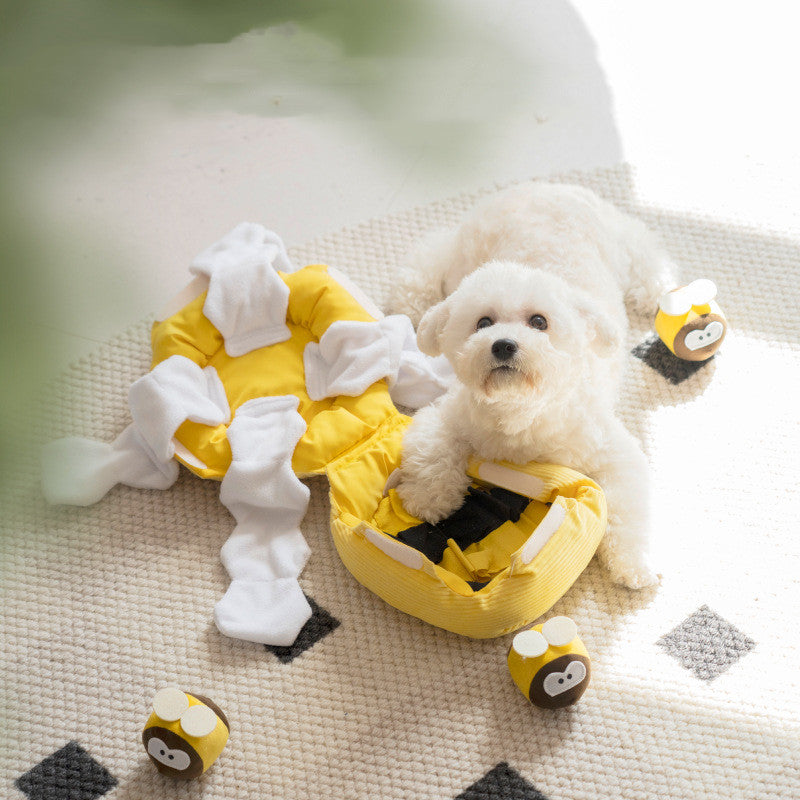 Interactive Food-Dispensing Educational Dog Toy