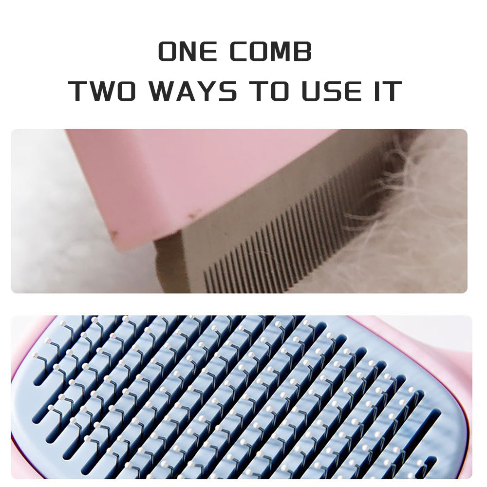 Pet Deshedding Grooming Brush for Dogs and Cats, Dematting Tool