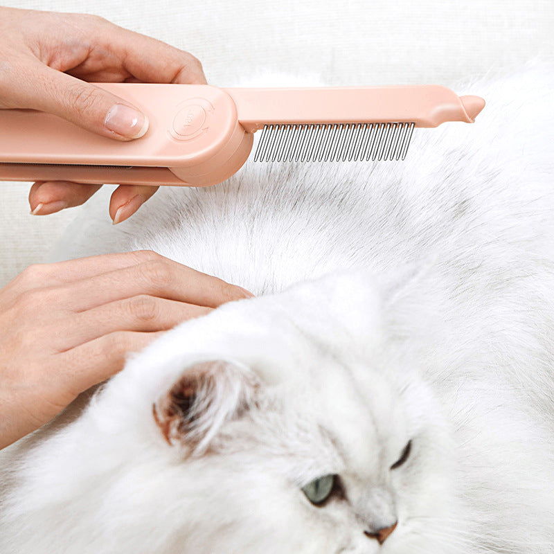 Pet Dematting Grooming Comb with Dense Teeth for Dogs and Cats