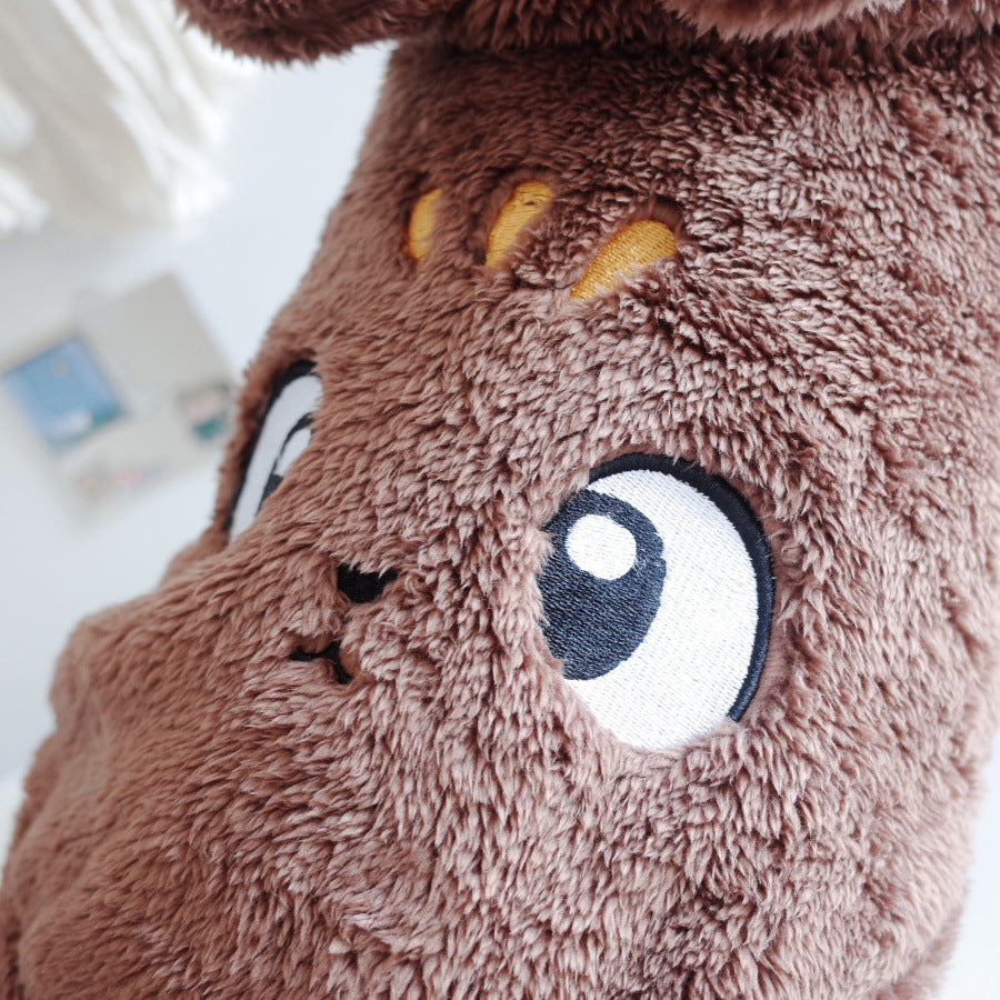 Cartoon Embroidered Hooded Vest for Pets