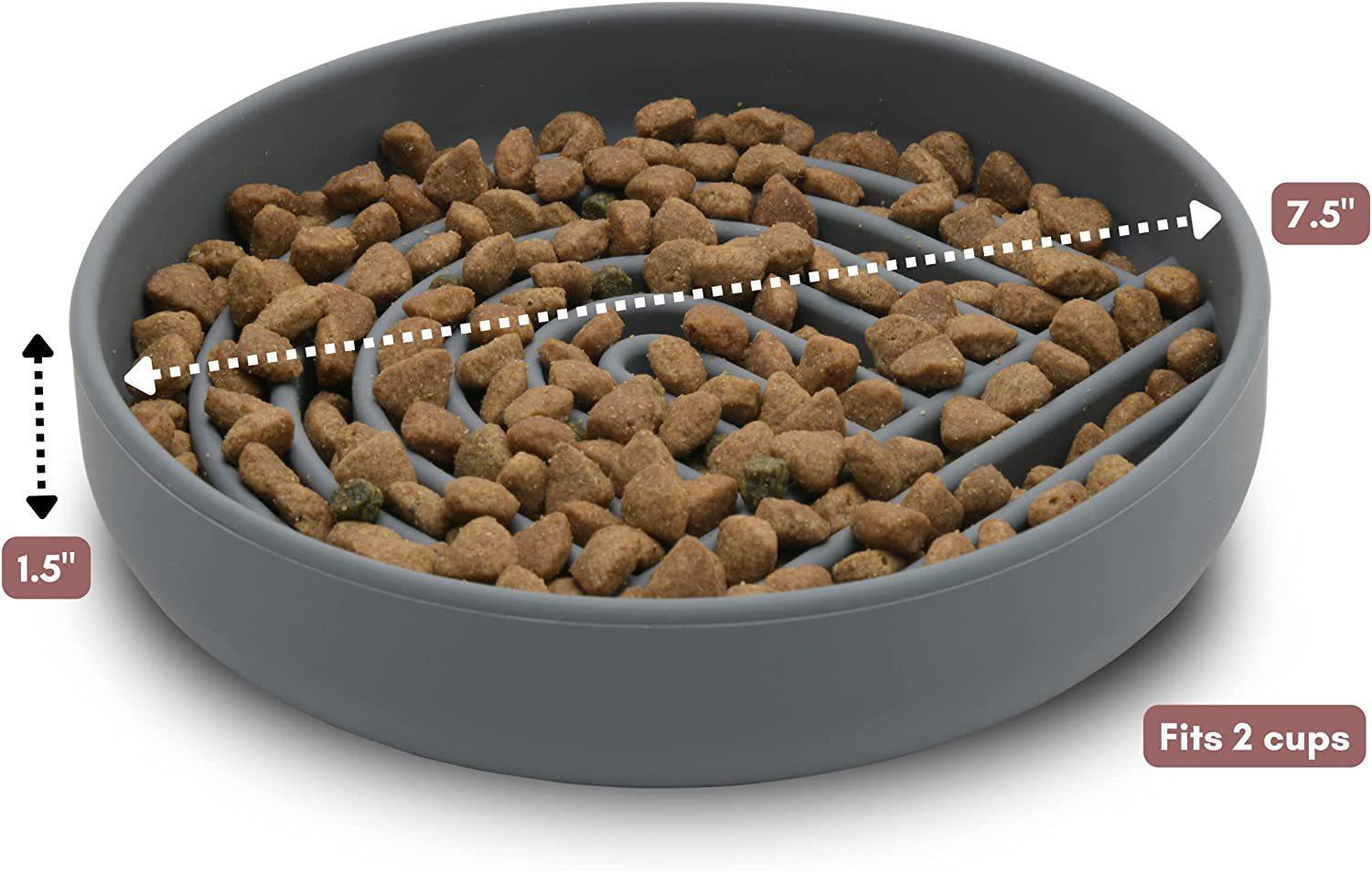 Simple Fashion Slow Feeding Bowl for Cats & Dogs