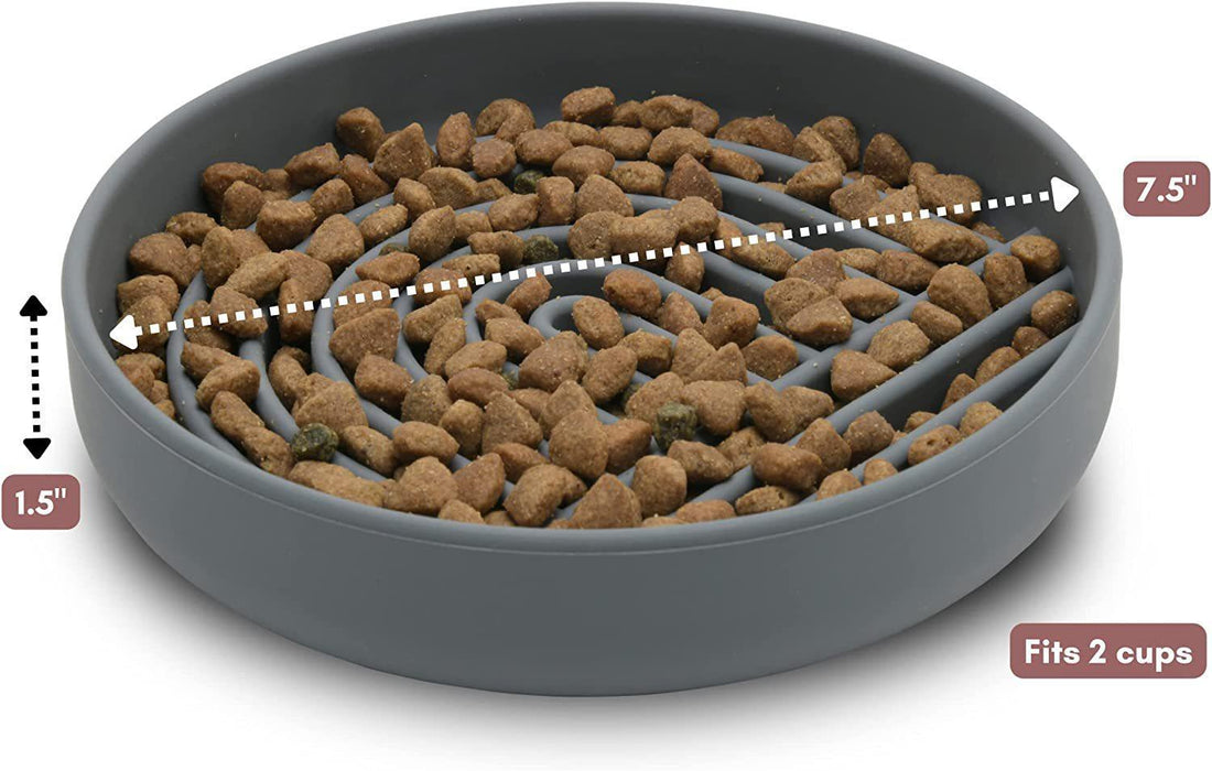 Simple Fashion Slow Feeding Bowl for Cats & Dogs